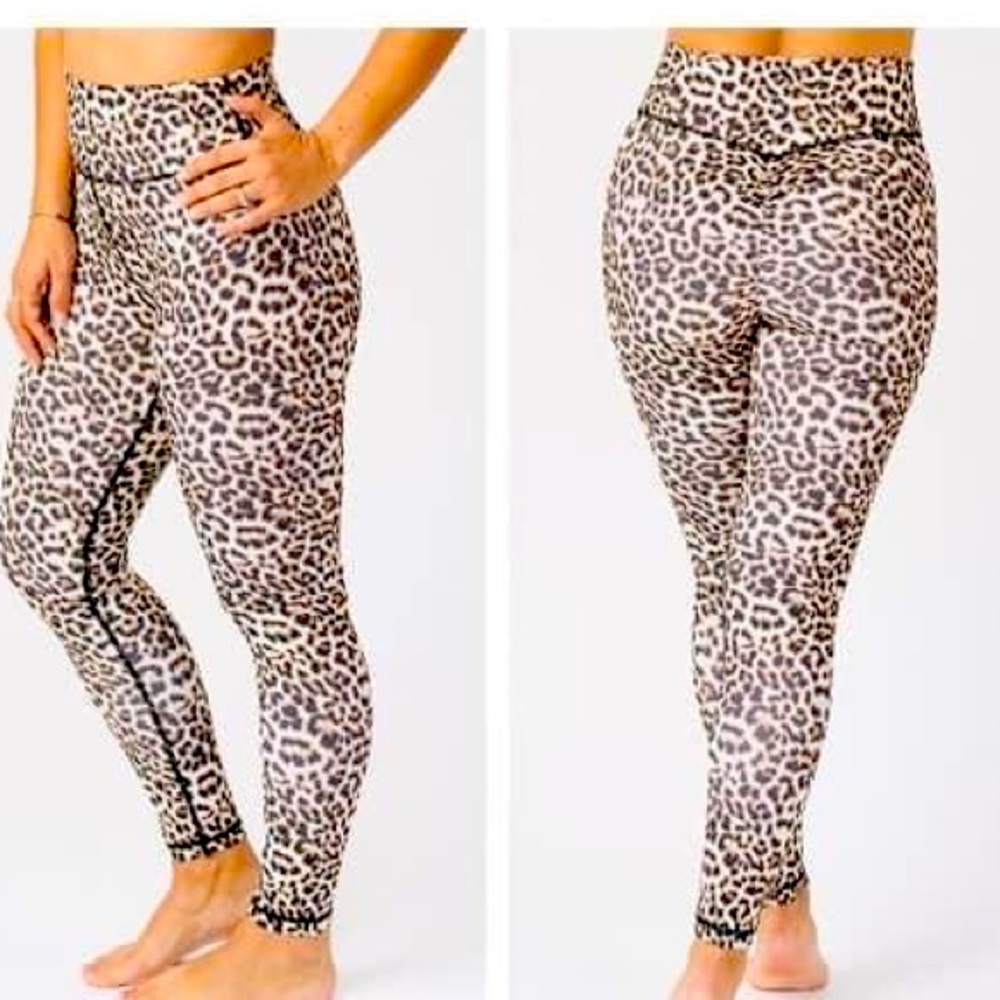 ZYIA Leopard Brilliant Scrunchy What Hi Rise 7/8 length - 2